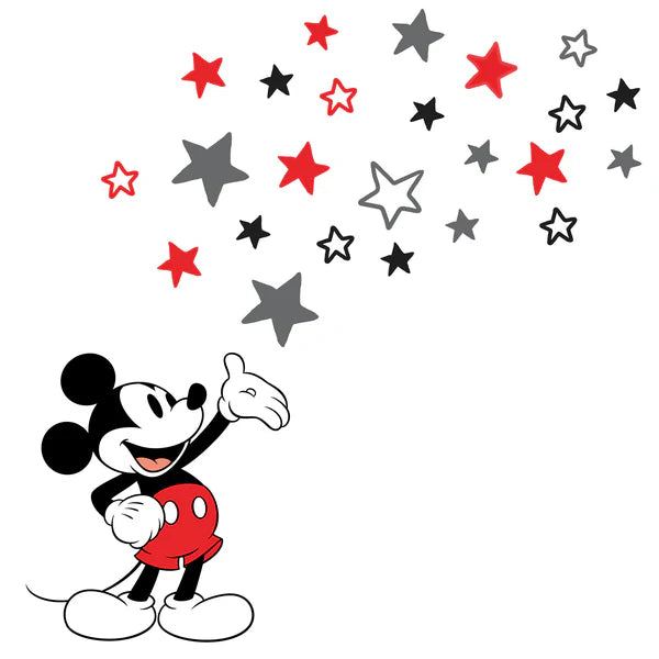 Disney Baby Magical Mickey Mouse Wall Decals - Gray/Red