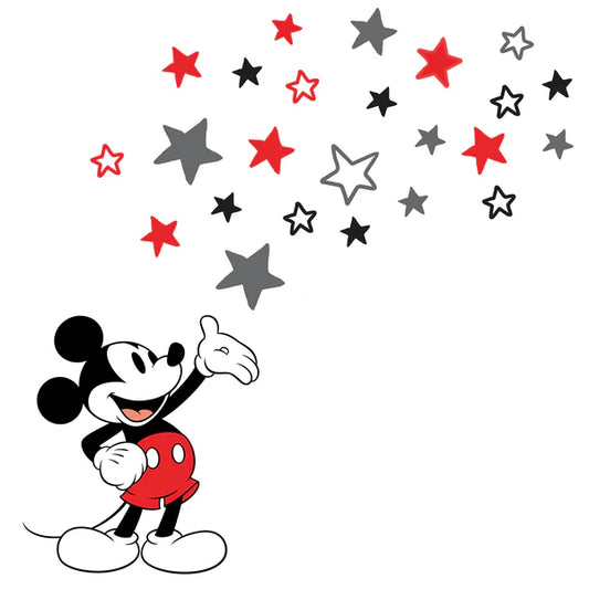 Disney Baby Magical Mickey Mouse Wall Decals - Gray/Red