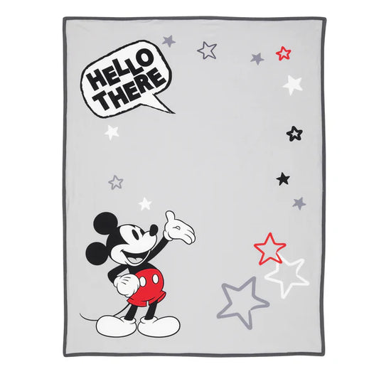 Disney Baby MICKEY MOUSE Picture Perfect Baby Blanket - Gray