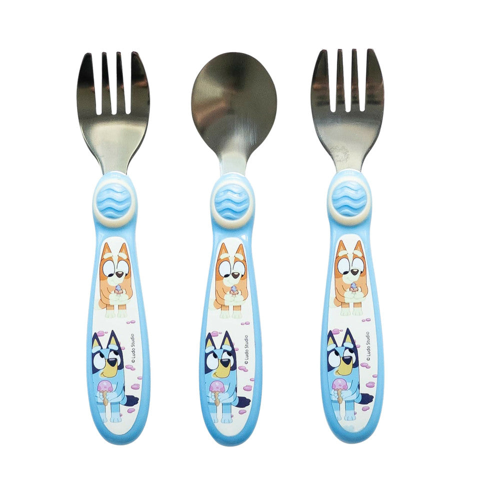 Bluey Toddler Forks and Spoon Set