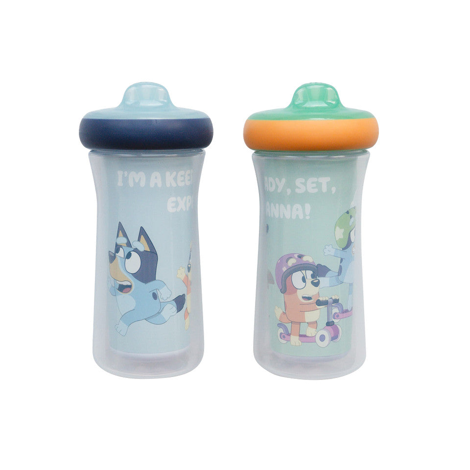 Bluey Insulated Sippy Cup, 9 Oz – 2 Pack