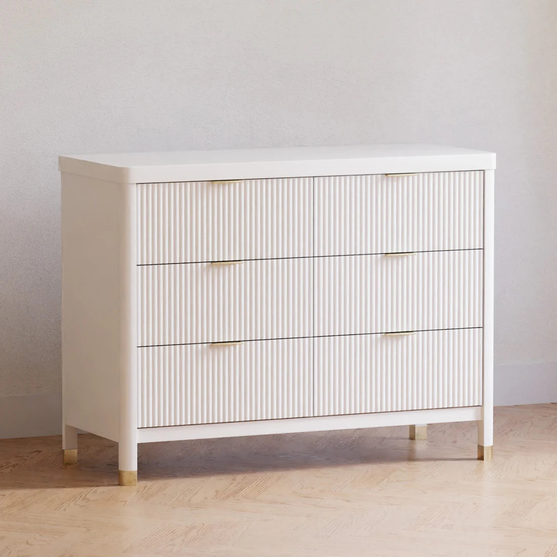 Brimsley Tambour 6-Drawer Assembled Dresser