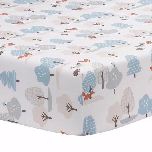 Sleepytime Bear Woodland Baby/Toddler Fitted Crib Sheet