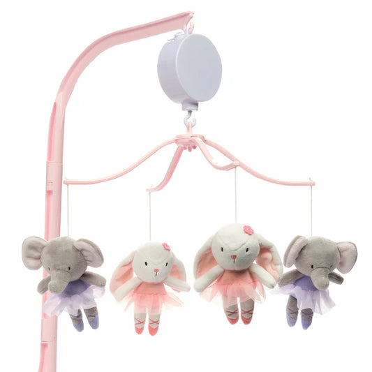 Tiny Dancer Ballet Animals Musical Baby Crib Mobile Soother Toy