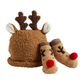 Reindeer Hat & Sock Set