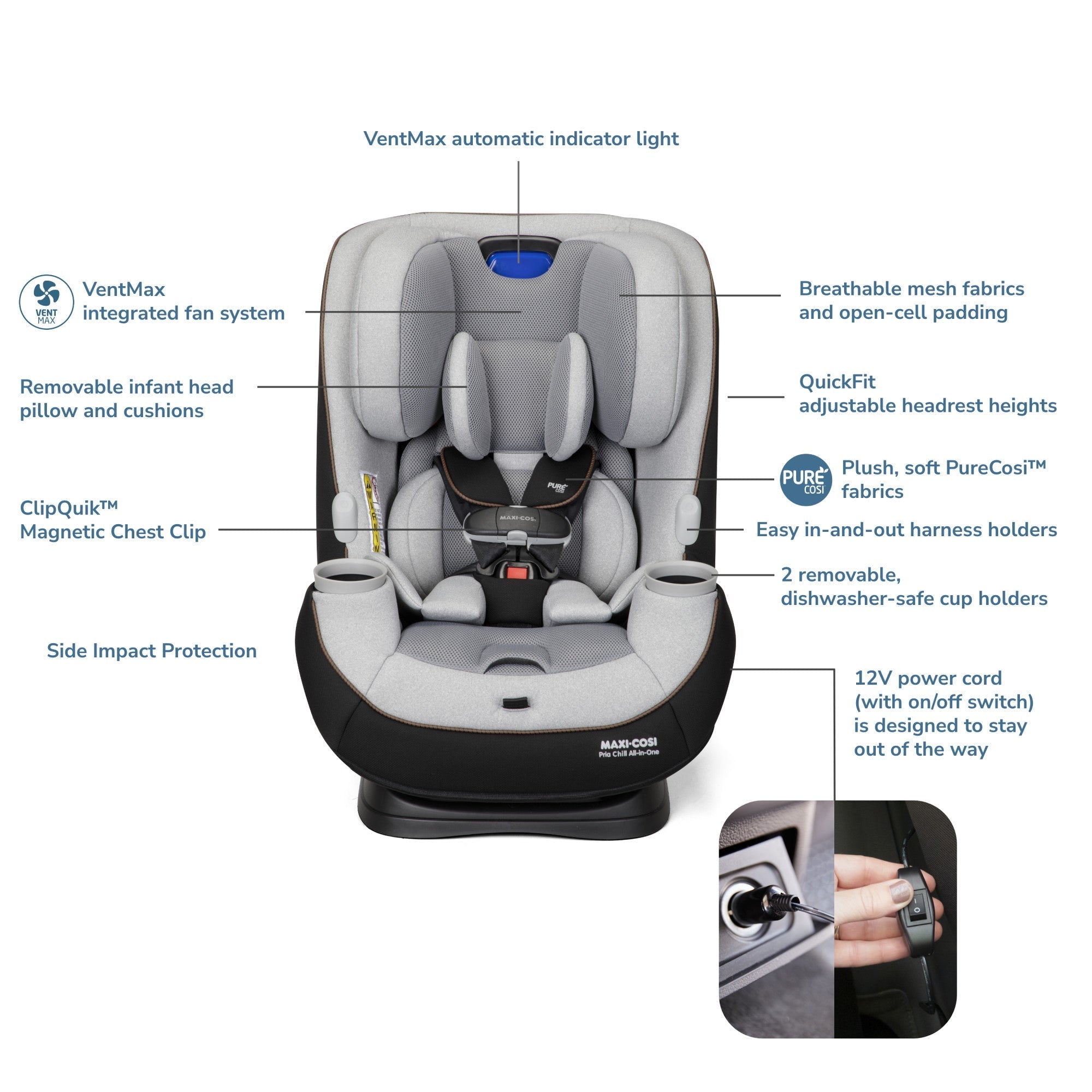 Maxi Cosi Pria Chill All in One Convertible Car Seat The Baby z Room