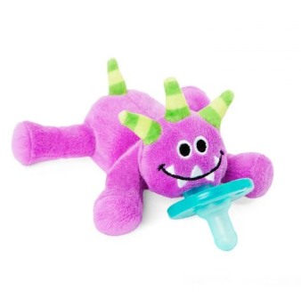 WubbaNub Infant Pacifier- Purple Monster