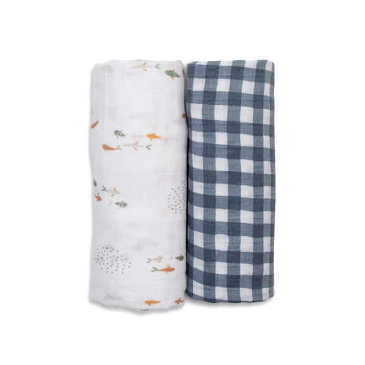 Lulujo Cotton Swaddles 2pack