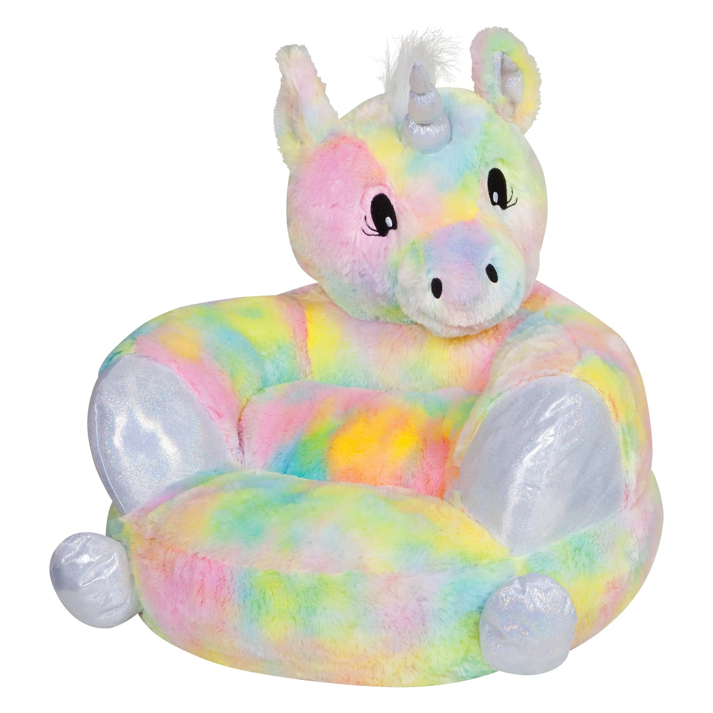 Toddler Plush Rainbow Unicorn Character Chair