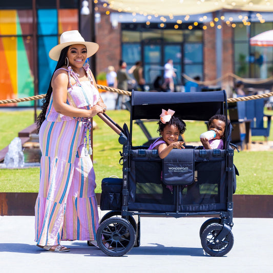 Wonderfold W2 Luxe Double Stroller Wagon (2 Seater)