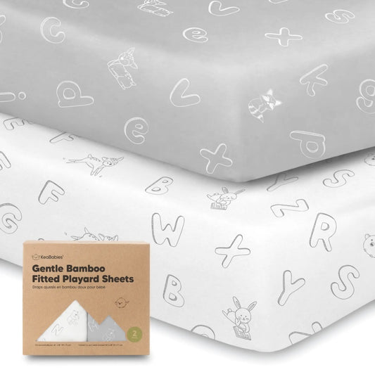 Gentle Bamboo Fitted Mini Crib Sheets