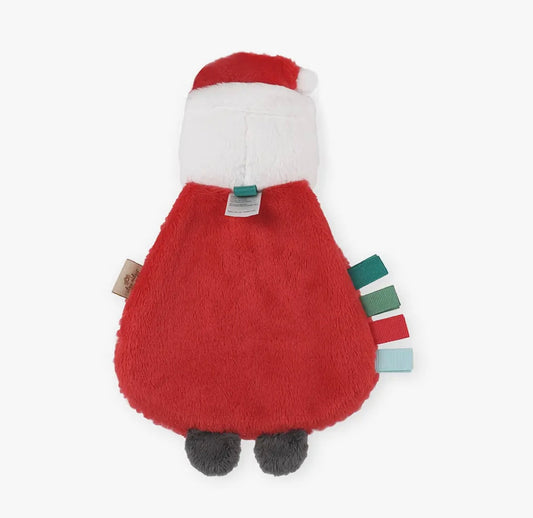 Holiday Santa Itzy Lovey Plush + Teether Toy