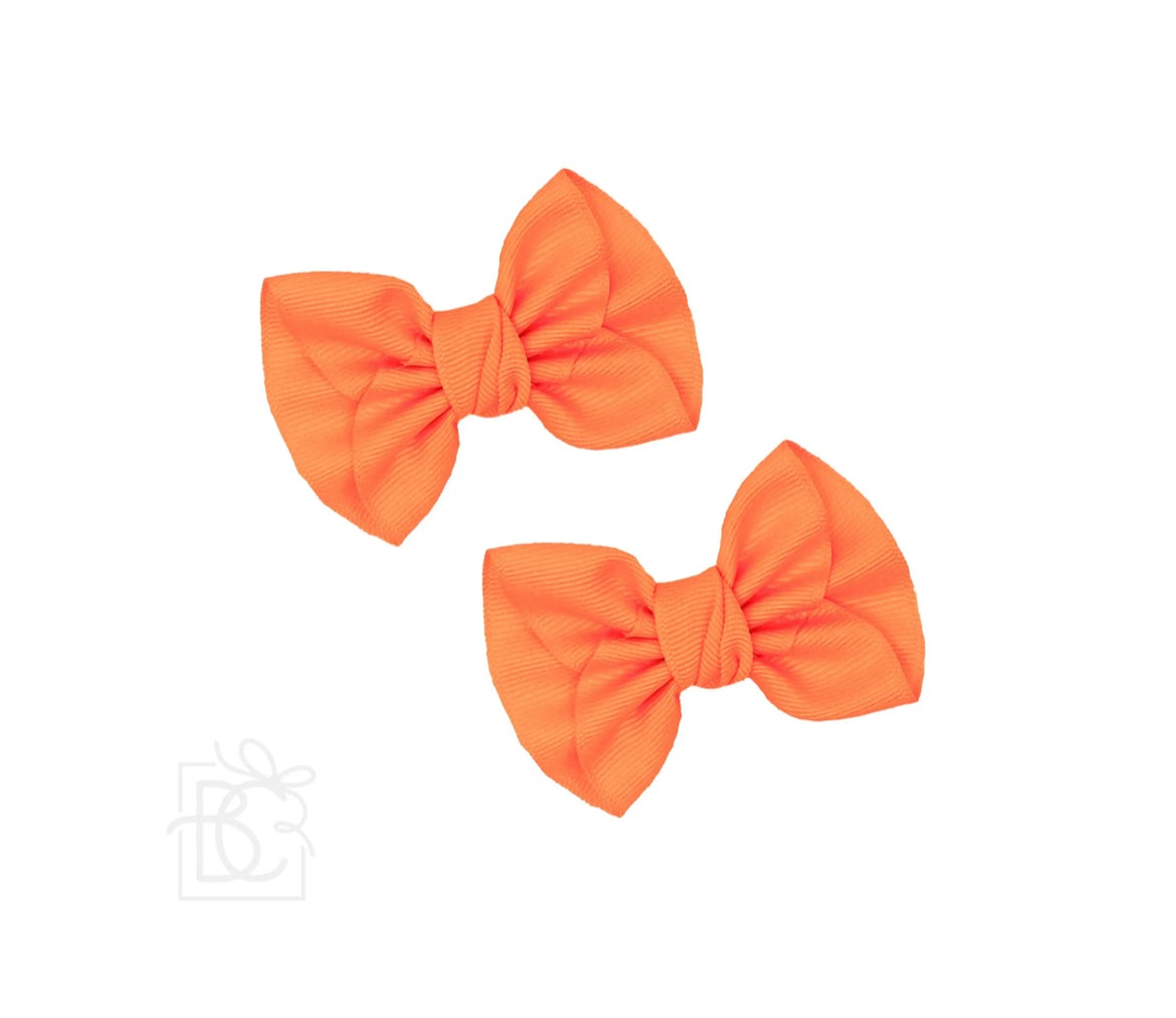 2 Mini Anne Bows W/Clip