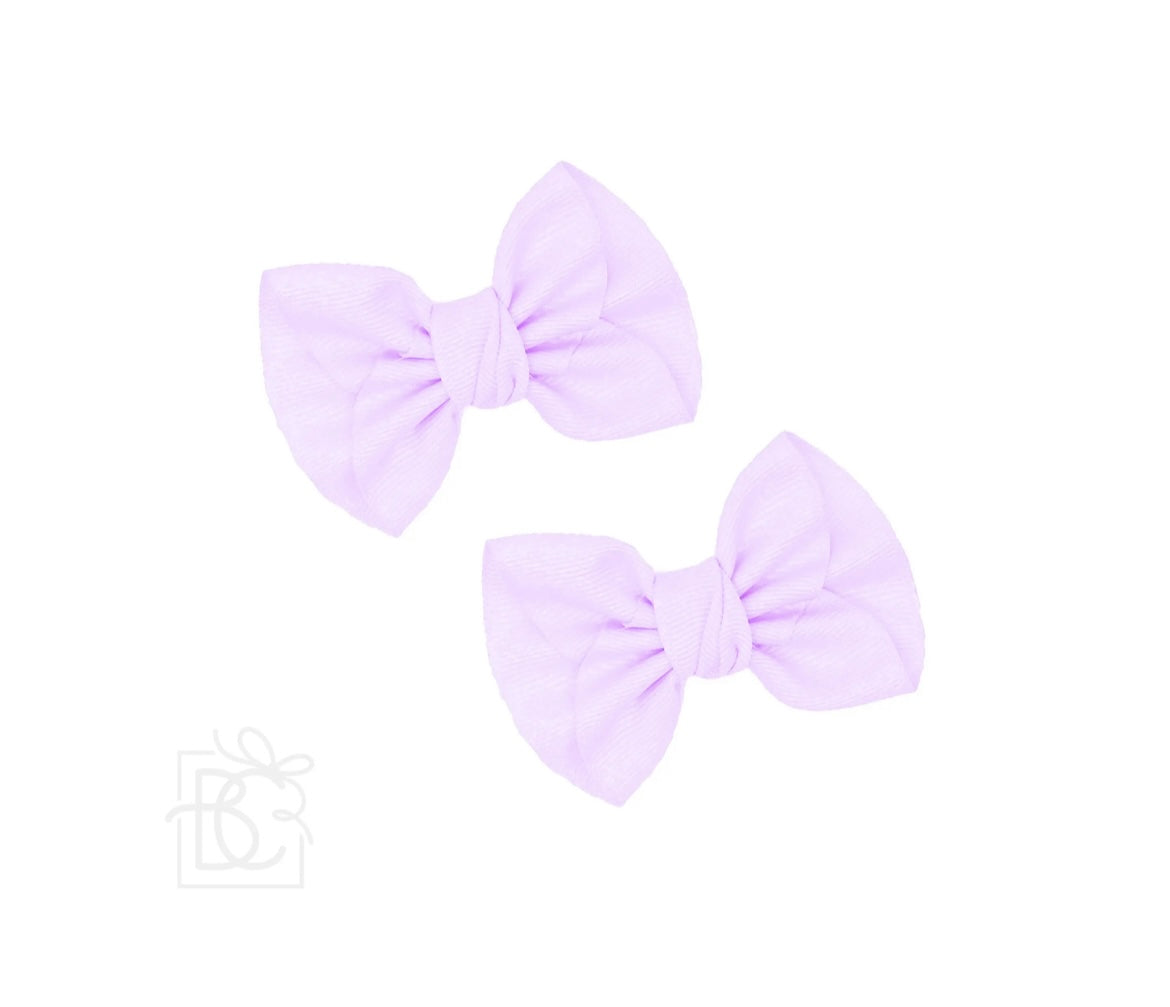 2 Mini Anne Bows W/Clip