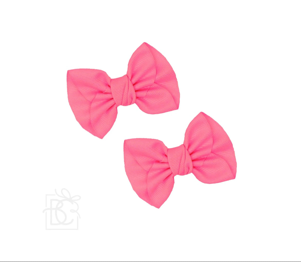 2 Mini Anne Bows W/Clip