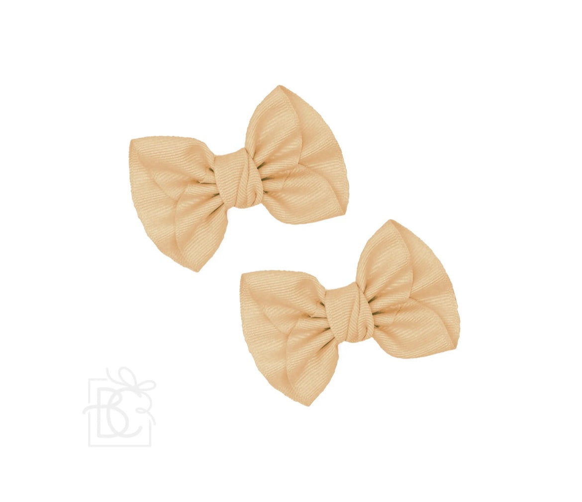 2 Mini Anne Bows W/Clip