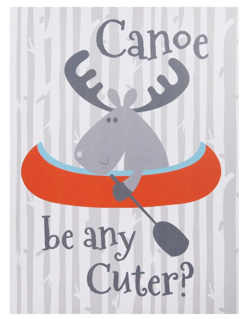 Canoe Be Any Cuter Canvas Wall Art